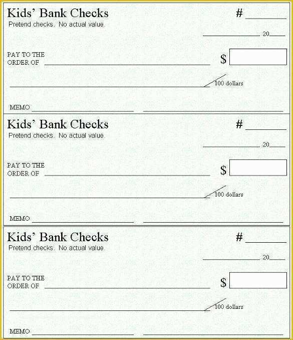 Free Blank Business Check Template Of Blank Check Template – 30 Free Word Psd Pdf & Vector