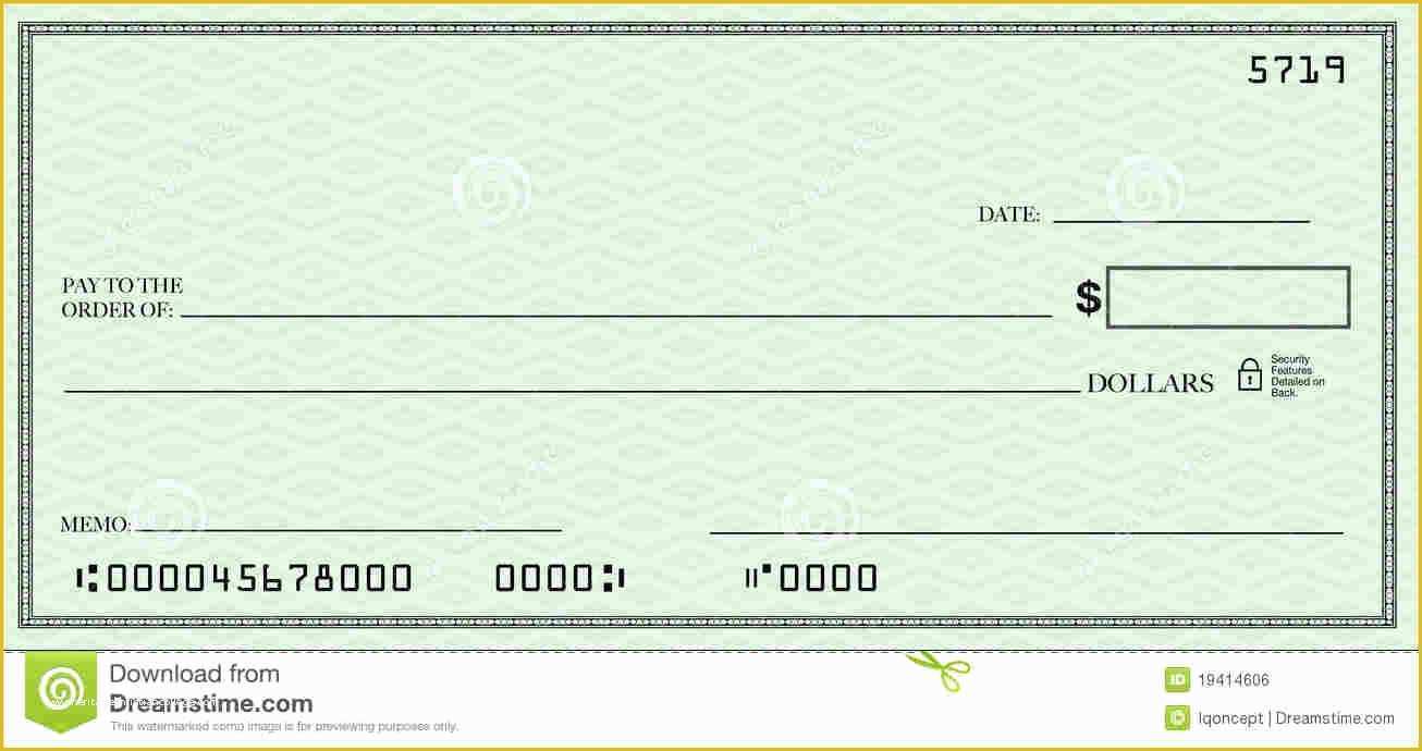 Free Blank Business Check Template Of Blank Check Template