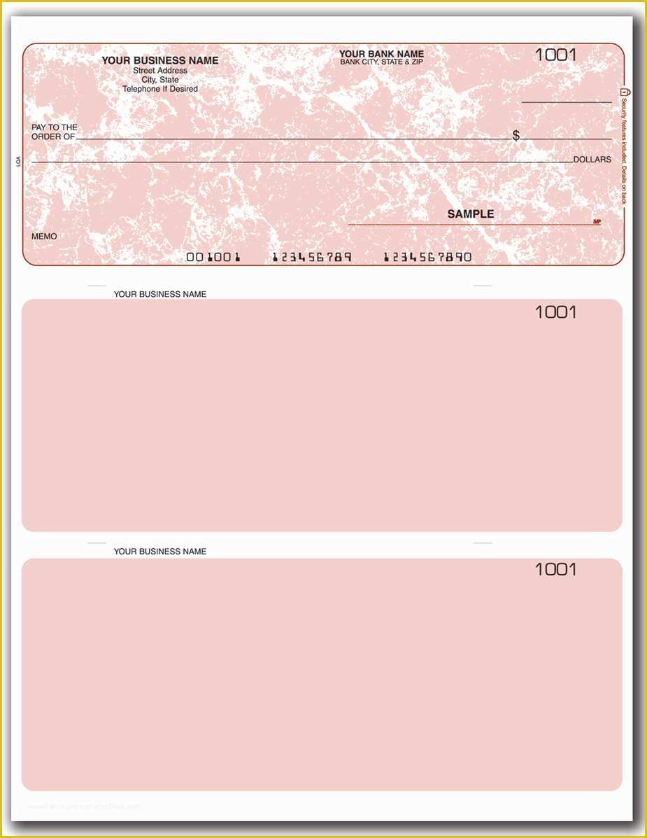 Free Printable Business Check Template