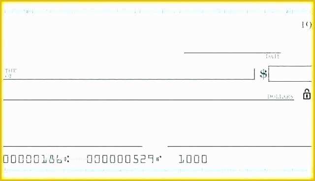 Free Blank Business Check Template Of Word Check Template Business Blank Printable Checks Free