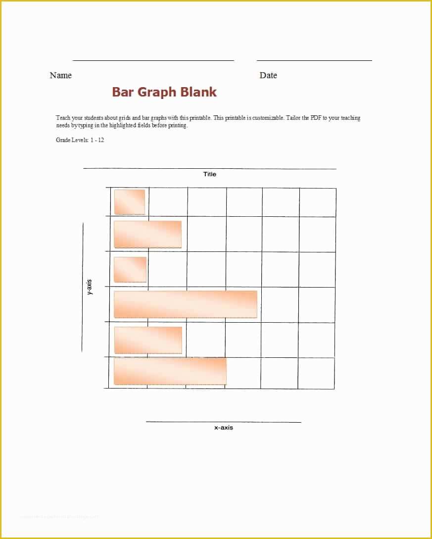 Free Blank Chart Templates Of 41 Blank Bar Graph Templates [bar Graph Worksheets]