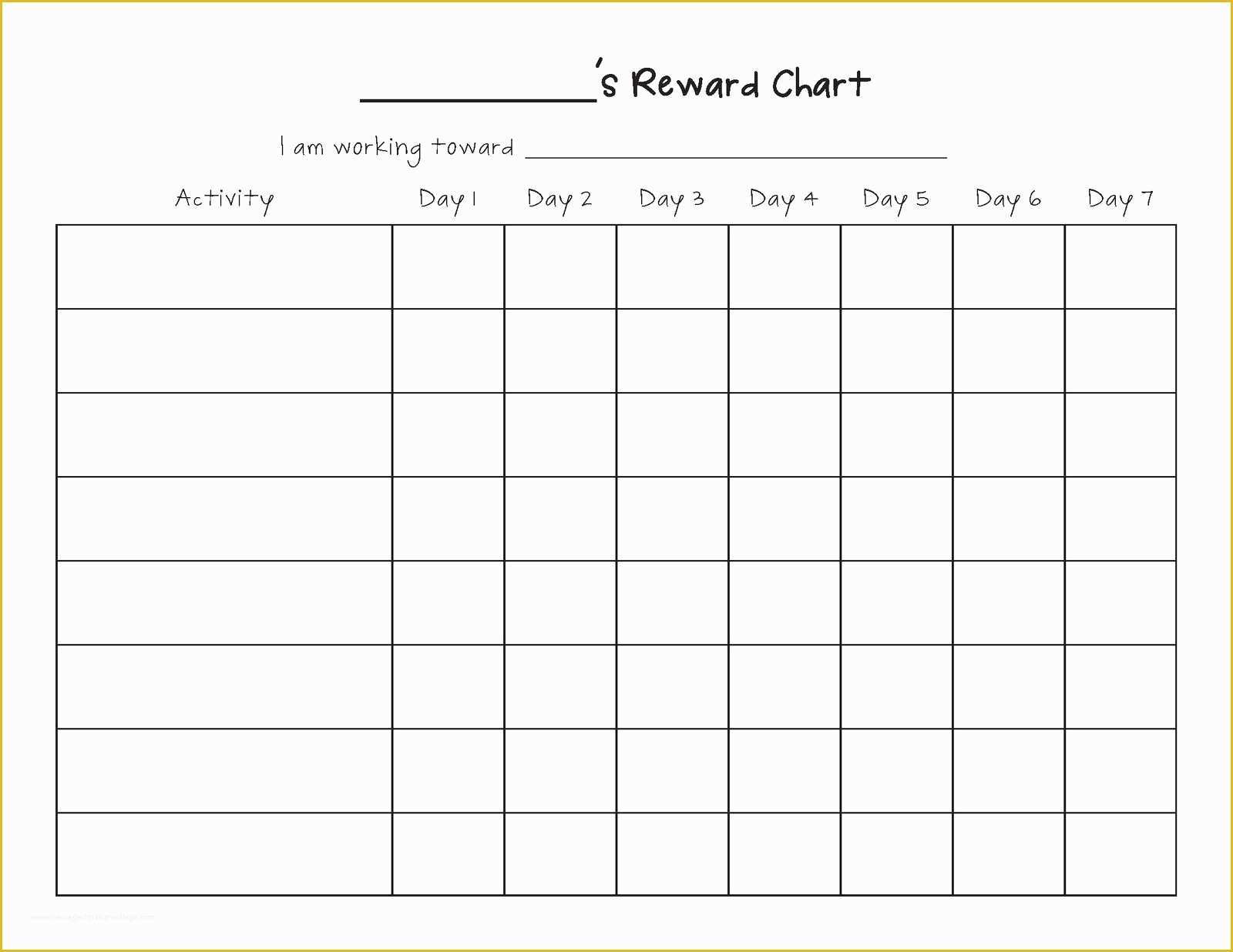 Free Blank Chart Templates Of Blank Table Chart