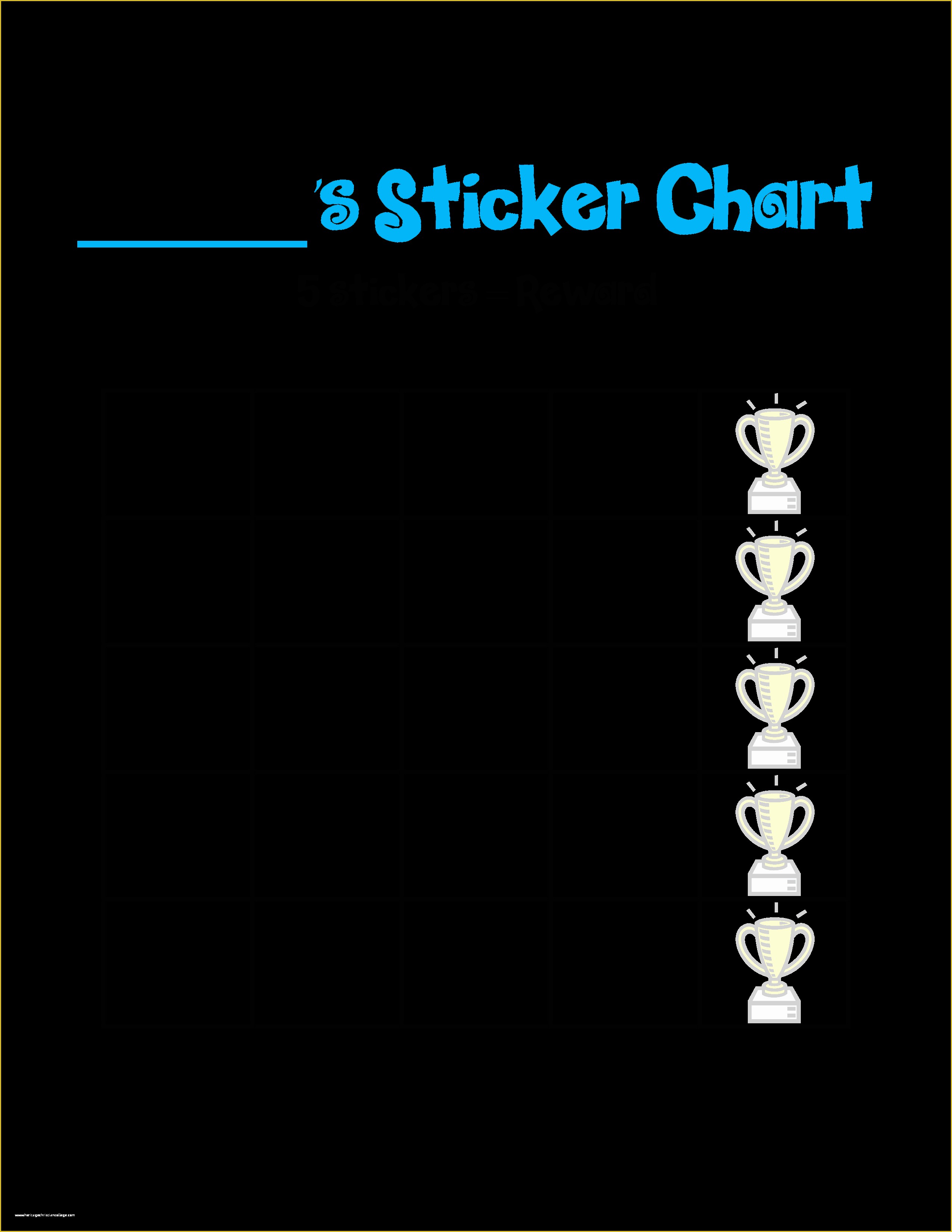 Free Blank Chart Templates Of Free Blank Sticker Chart