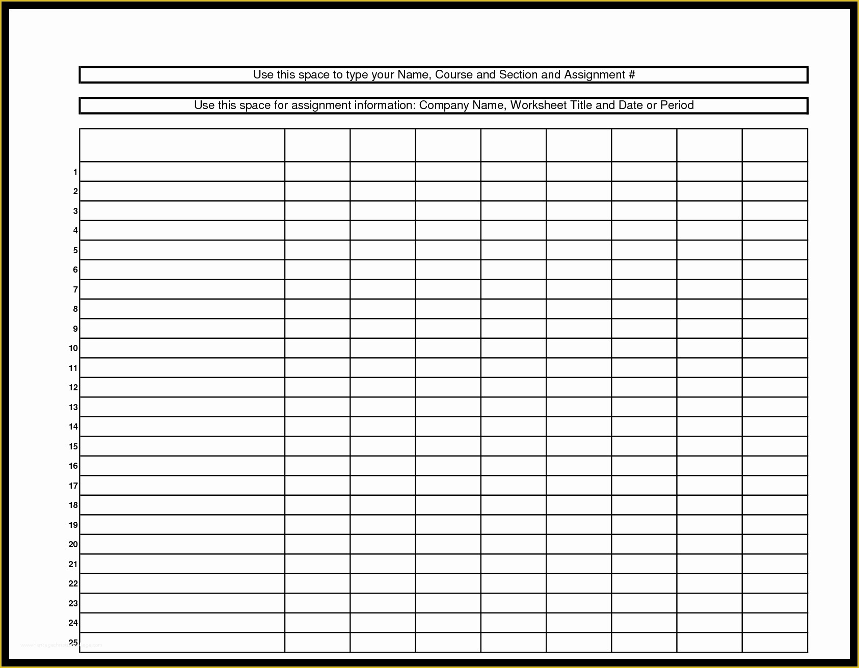 Free Blank Chart Templates Of Free Printable Blank Charts Chart 5 Column Spreadsheet