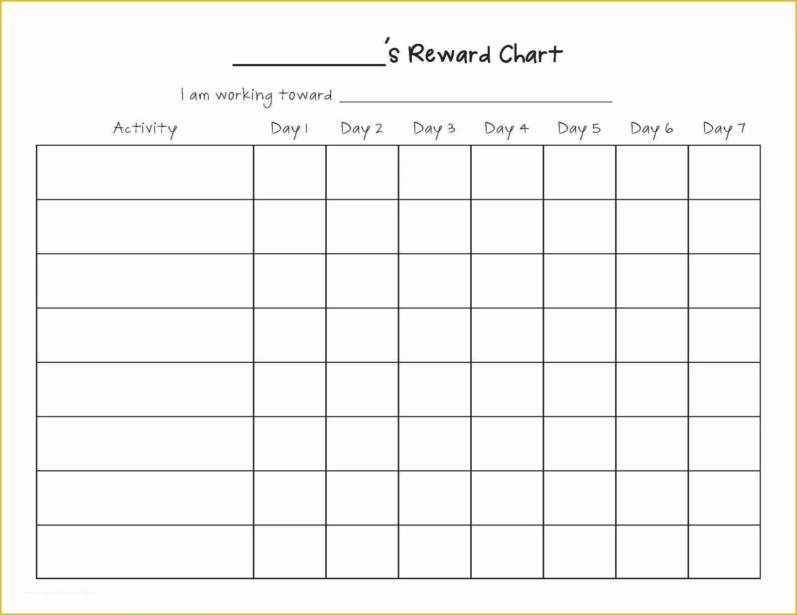 Free Blank Chart Templates Of Free Printable Blank Charts