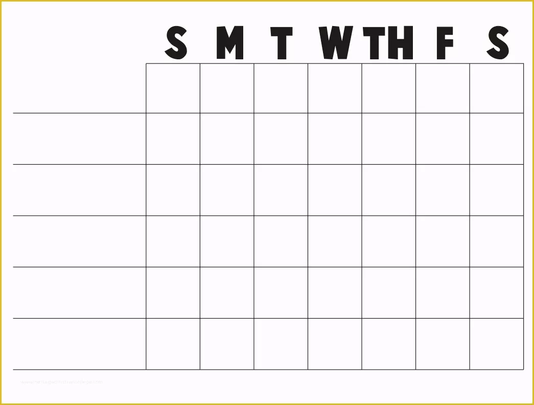 Free Blank Chart Templates Of Free Printable Blank Charts