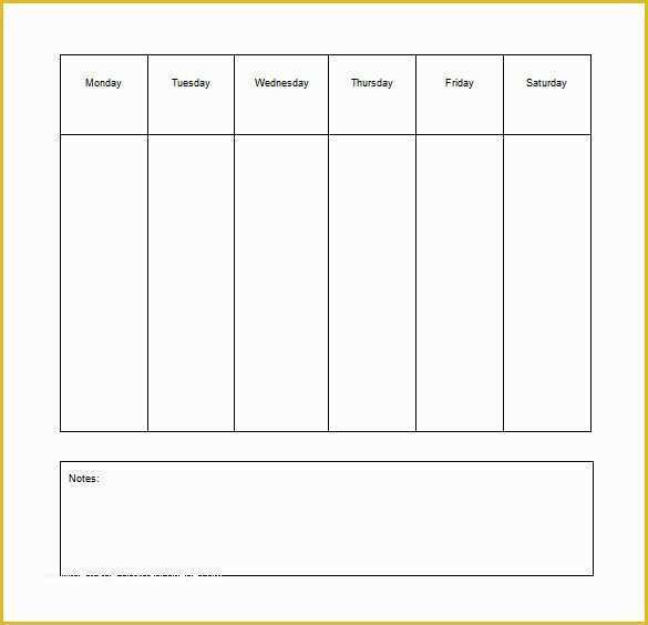 Free Blank Chart Templates Of Weekly Chore Chart Template 24 Free Word Excel Pdf