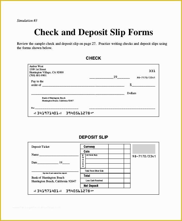 Free Blank Check Template Of Blank Check Template 7 Free Pdf Documents Download