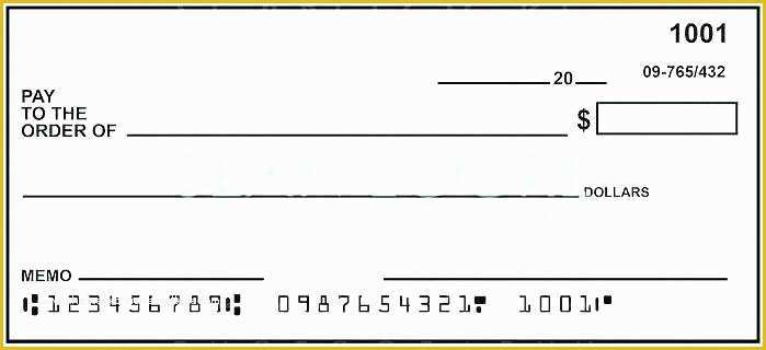 Free Blank Check Template Of Fake Cheque Template Big Cheque Template ...