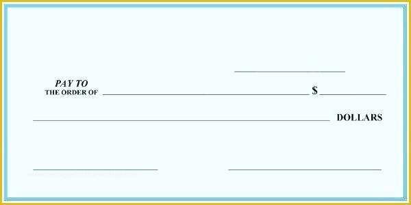 Free Blank Check Template Of Presentation Check Template Free Alanchinlee