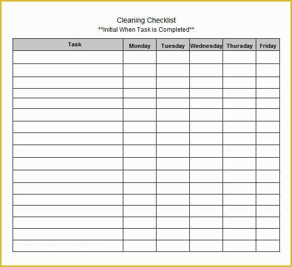 Free Blank Check Template Of Sample Blank Checklist Template 27 Documents Download
