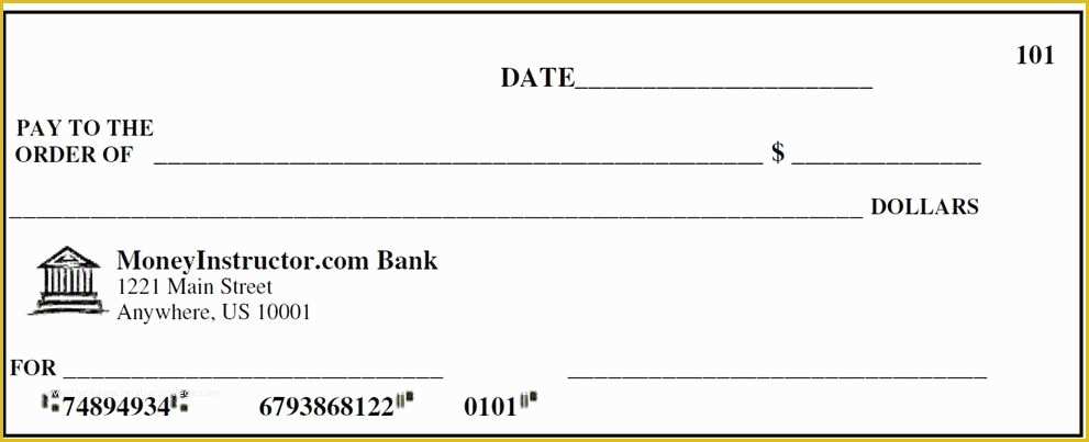 Free Blank Check Template Pdf Of Blank Check Template – 30 Free Word Psd Pdf & Vector