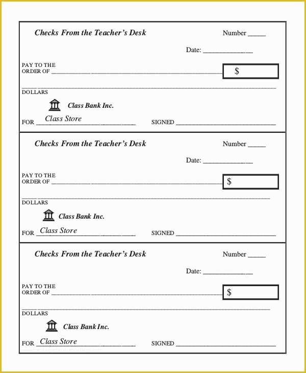 Free Blank Check Template Pdf Of Blank Check Template 7 Free Pdf Documents Download