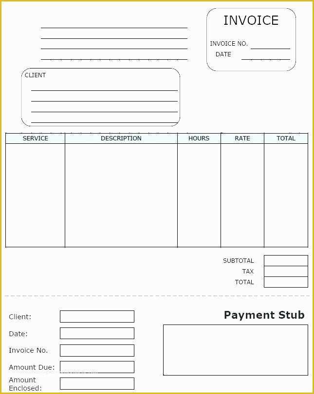 Free Blank Check Template Pdf Of Paycheck Template Pdf Blank Check Stub Template Free