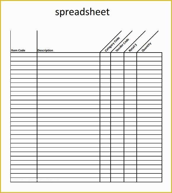 Free Blank Excel Spreadsheet Templates Of 6 Best Of Free Printable Blank Spreadsheet