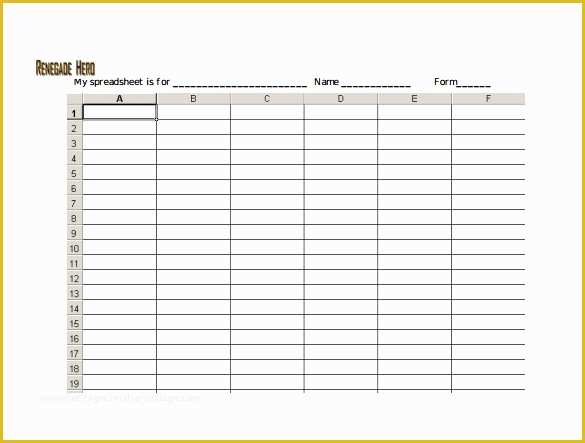 Free Blank Excel Spreadsheet Templates Of Blank Excel Spreadsheet Template Samplebusinessresume