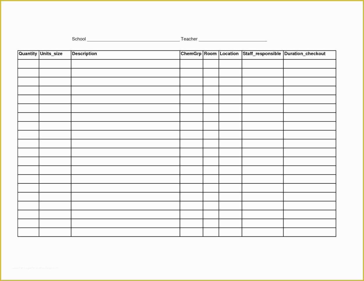 Free Blank Excel Spreadsheet Templates Of Free Blank Excel Spreadsheet Templates – Spreadsheet Template