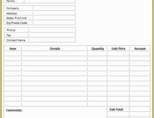 Free Blank Invoice Template Excel Of 100 Free Invoice Templates Word Excel Pdf formats