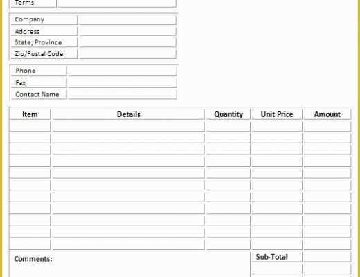 Free Blank Invoice Template Excel Of 100 Free Invoice Templates Word Excel Pdf formats