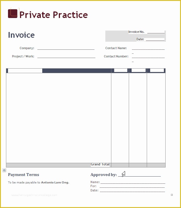 Free Blank Invoice Template Excel Of 43 Free Invoice Templates Blank Mercial Pdf Word