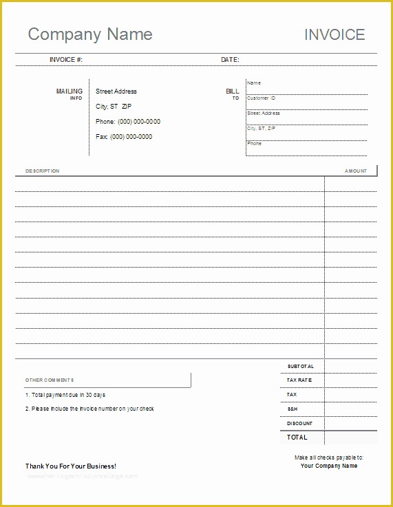 blank invoice template excel free download blank invoice template excel free download