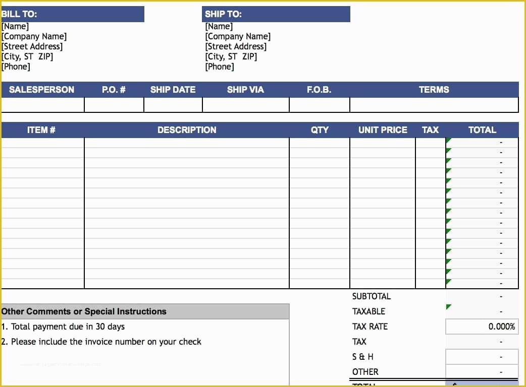 Free Blank Invoice Template Excel Of Blank Invoices Line Resume Templates Sales Invoice