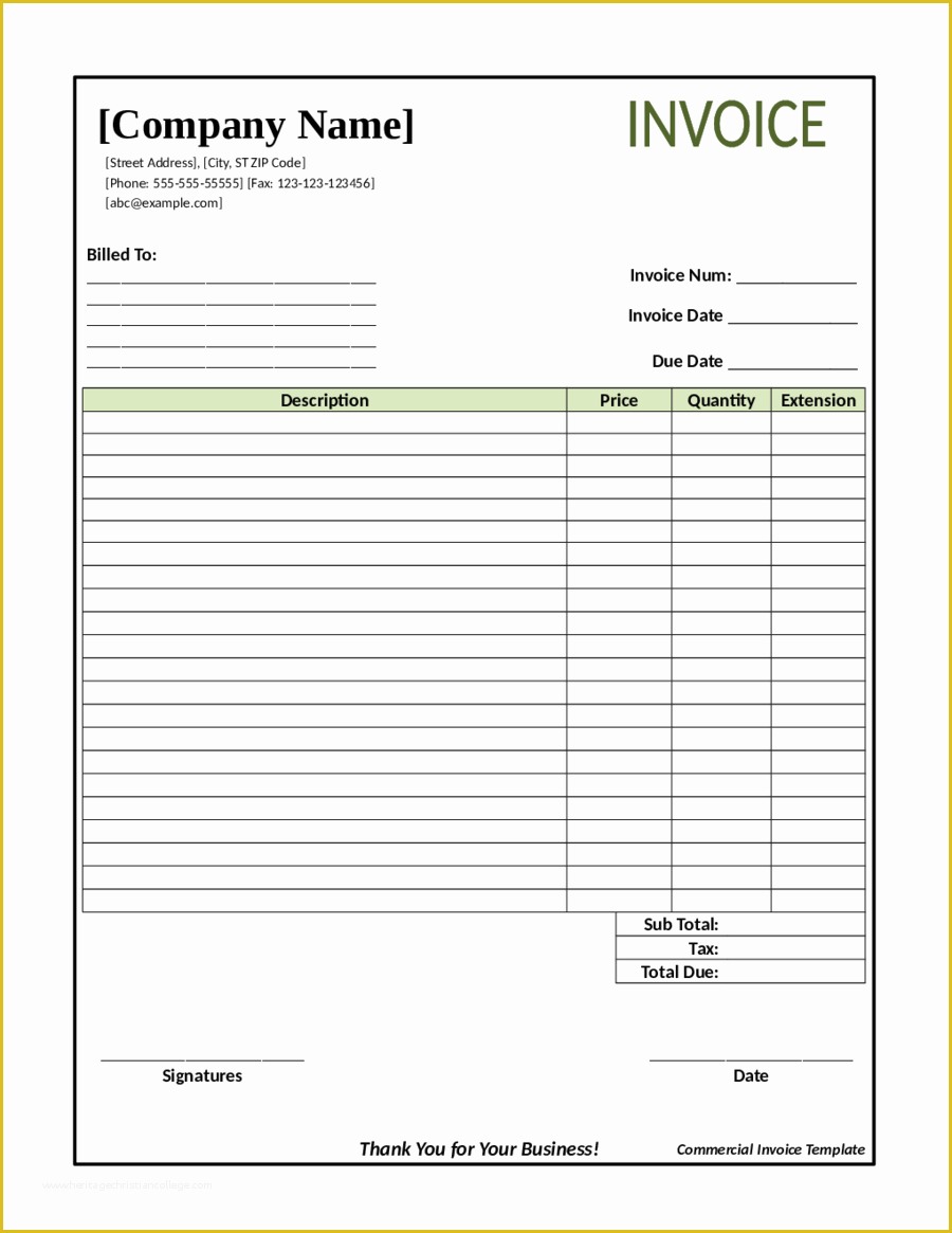 Free Blank Invoice Template Excel Of Invoice Template Free Invoice Template Word Excel & Pdf