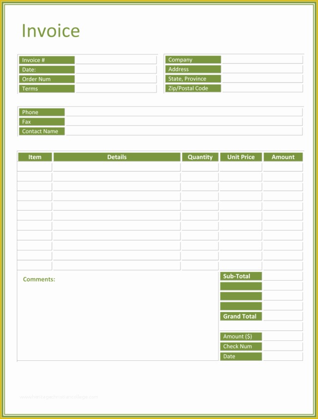 Free Blank Invoice Template Of 3 Blank Invoice Template and Maker to Make Quick Invoices