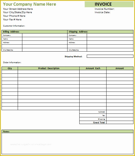 Free Blank Invoice Template Of Blank Invoice format
