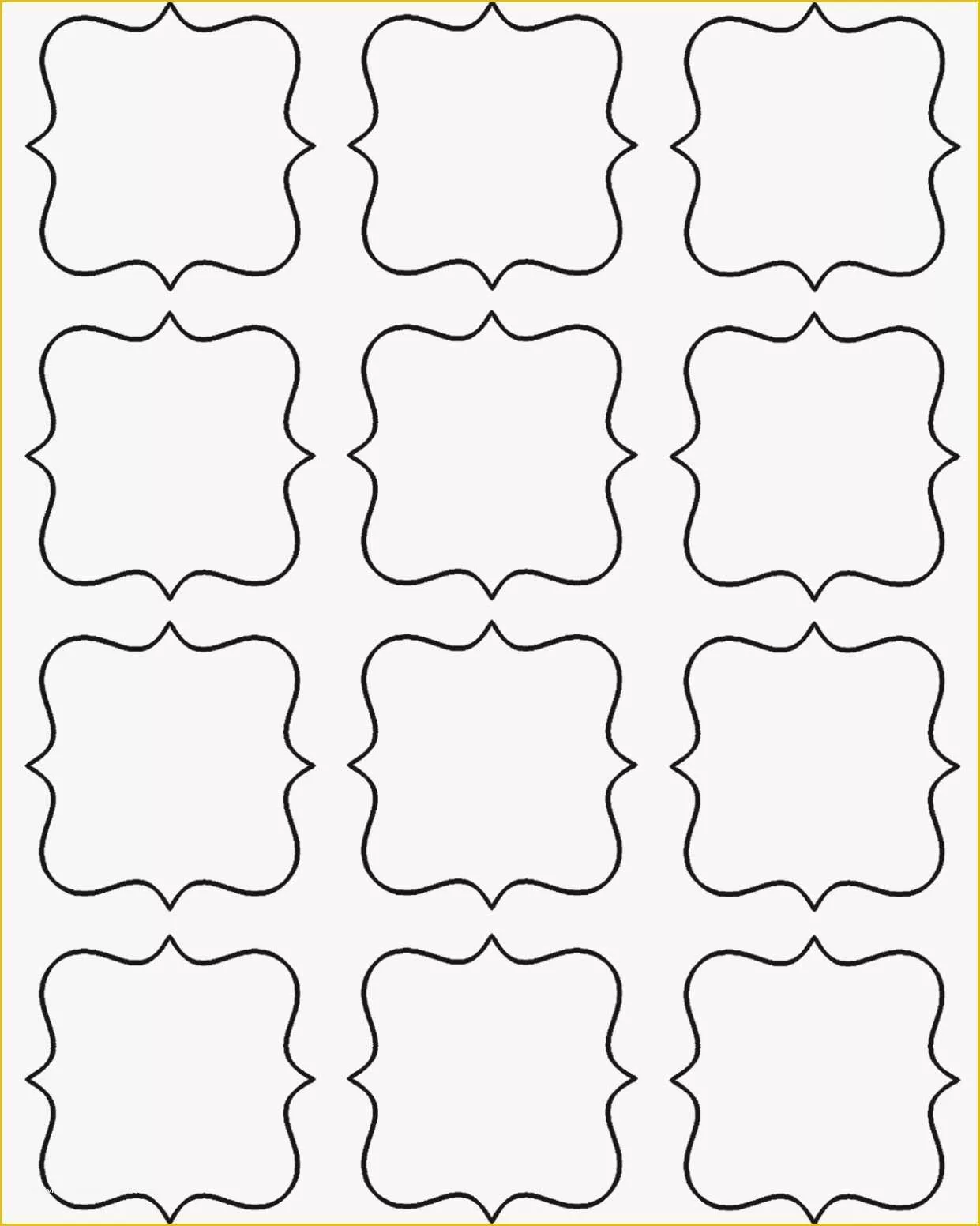 Free Printable Blank Labels Template