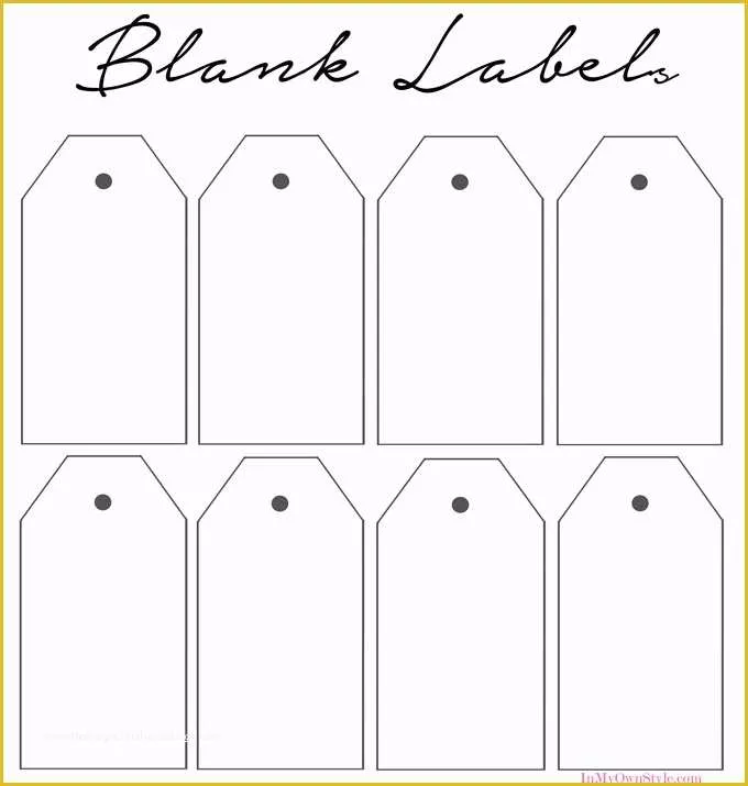 Free Blank Label Templates Of How to organize In Style Using Dollar Store Baskets