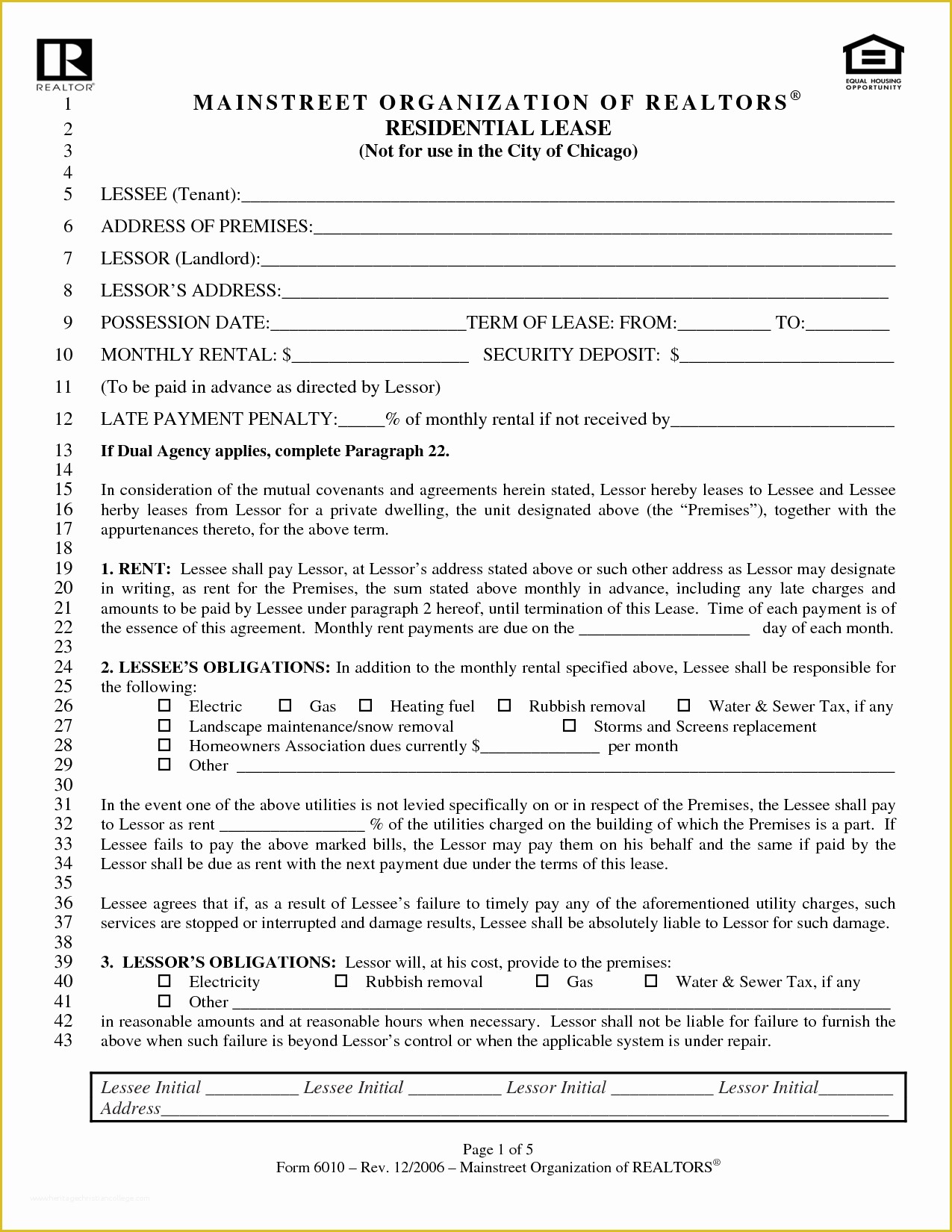 Free Blank Lease Agreement Template Of 38 Editable Blank Rental and Lease Agreements Ready to