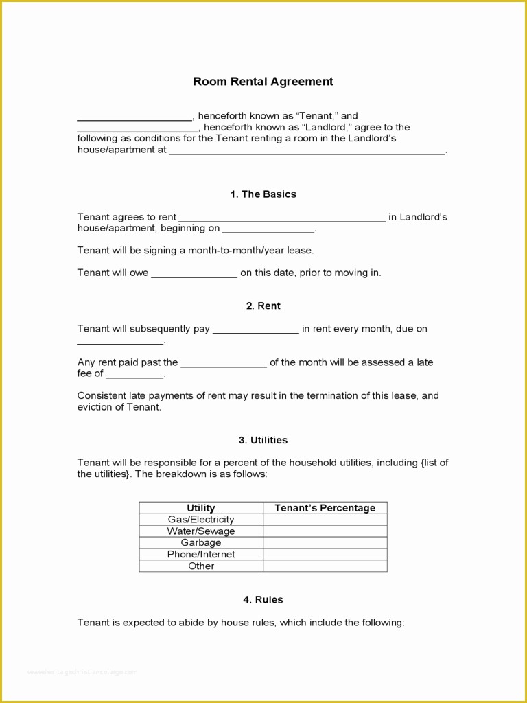 Free Blank Lease Agreement Template Of Rent and Lease Template 584 Free Templates In Pdf Word