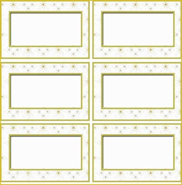 Blank Food Label Template