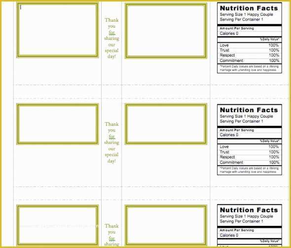 Free Blank Nutrition Label Template Of Free Blank Nutrition Facts Label Template Nutrition Ftempo