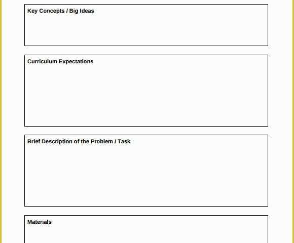 Free Blank Preschool Lesson Plan Templates Of 8 Kindergarten Lesson Plan Templates for Free Download