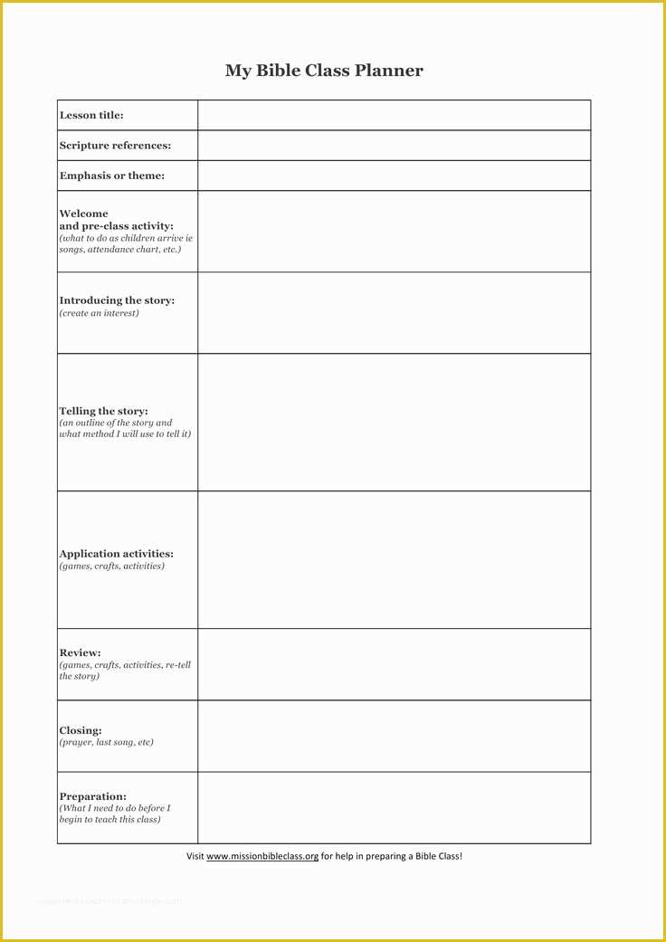 Free Blank Preschool Lesson Plan Templates Of Blank Lesson Plan Templates to Print