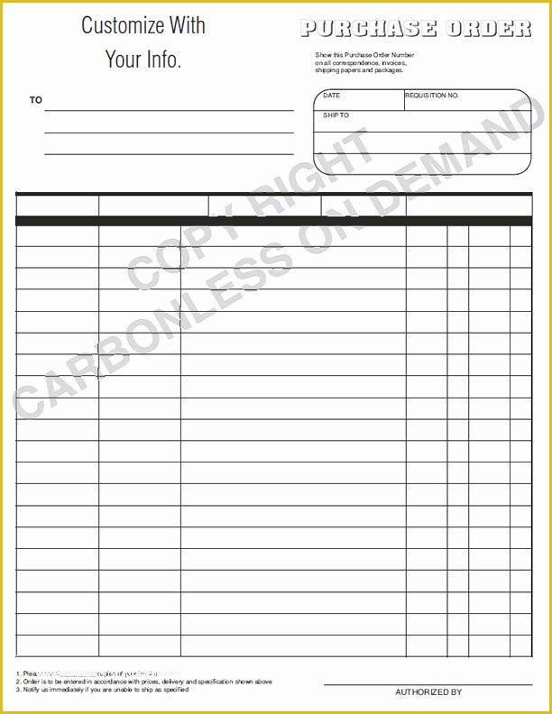 Free Blank Purchase order Template Of Best S Of Purchase order form Template Blank