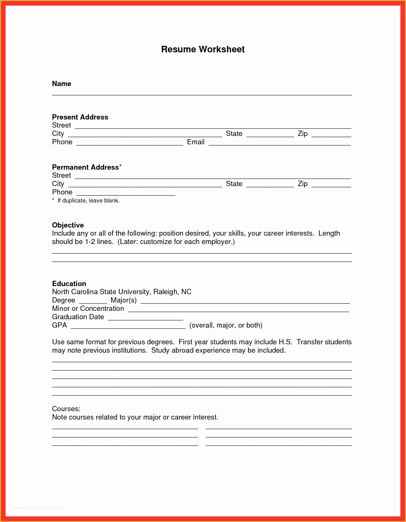 Free Blank Resume Templates Printable Of Apa Resume Template