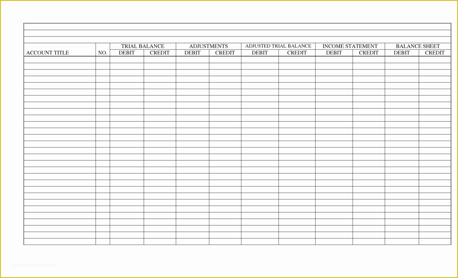 Free Blank Spreadsheet Templates Of Blank Accounting Spreadsheet 