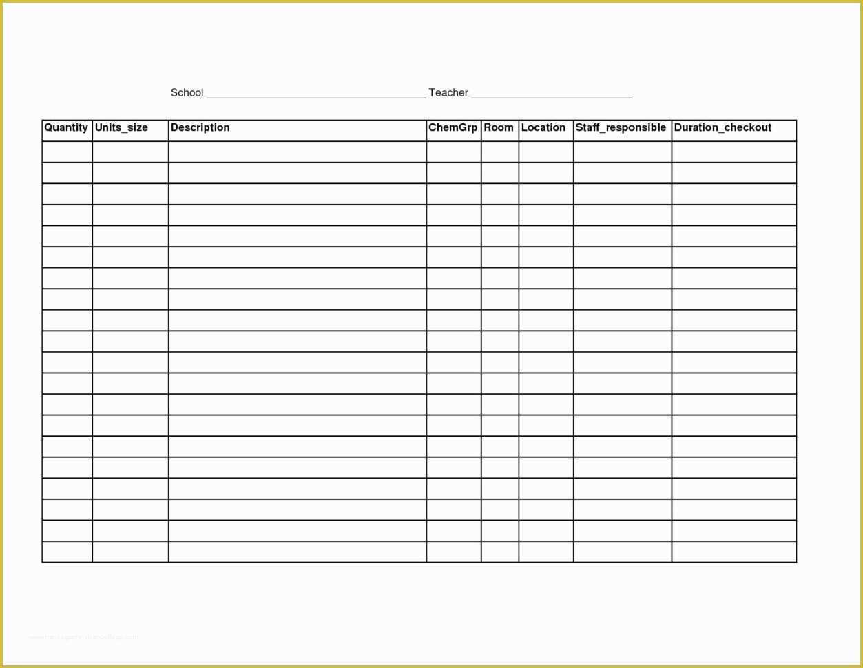 Free Blank Spreadsheet Templates Of Free Blank Excel Spreadsheet Templates – Spreadsheet Template
