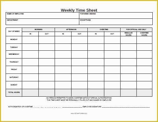 Free Blank Time Card Template Of 6 Free Time Card Templates 