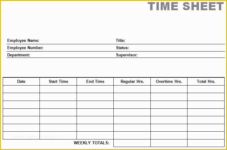 Free Blank Time Card Template Of Printable Blank Pdf Time Card Time Sheets