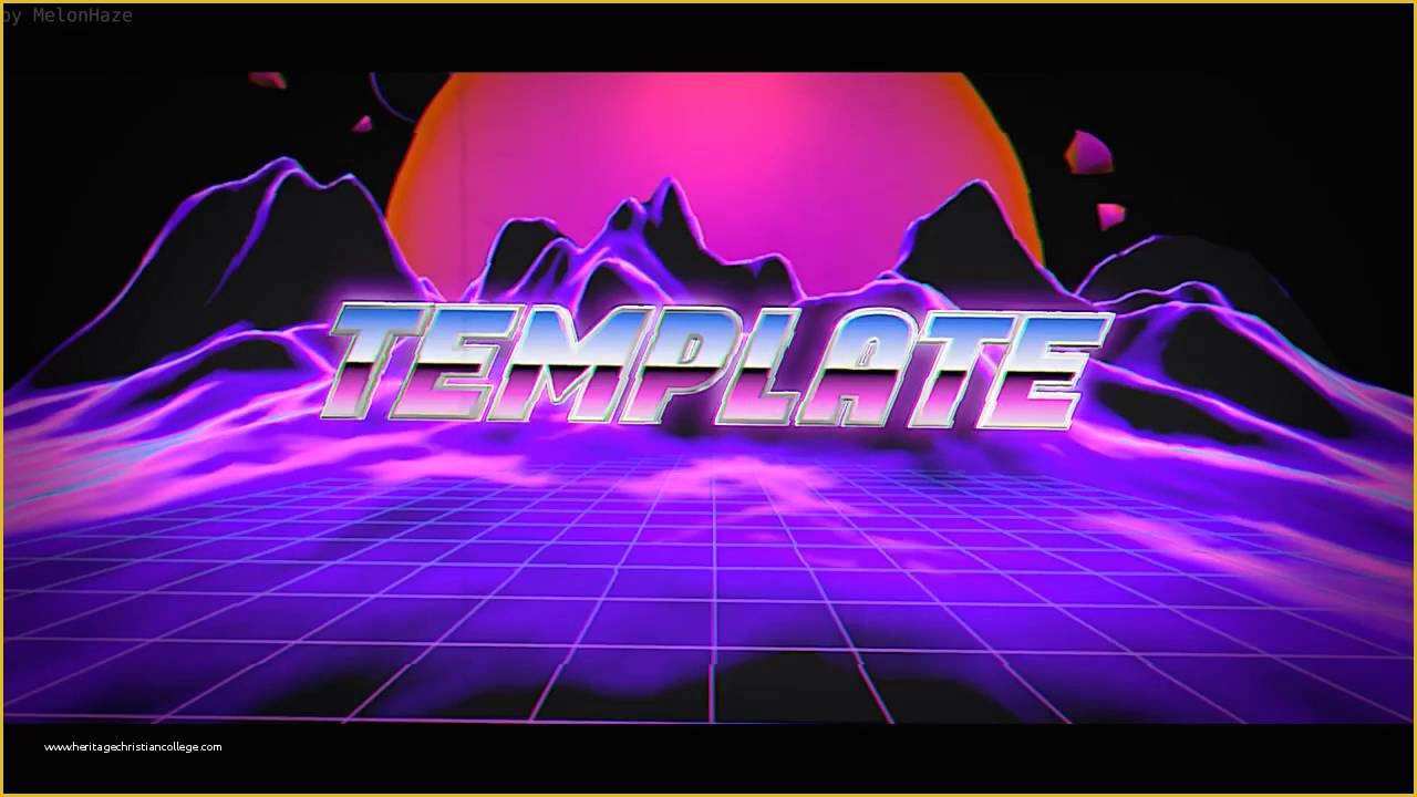 Free Blender Intro Templates Of Free Vaporwave Blender Intro Template Ly Blender