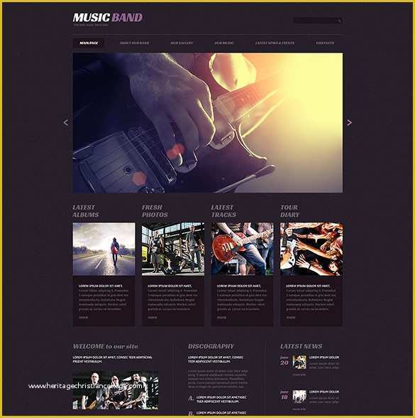 Free Blogger Music Templates Of 21 Music Blog themes & Templates
