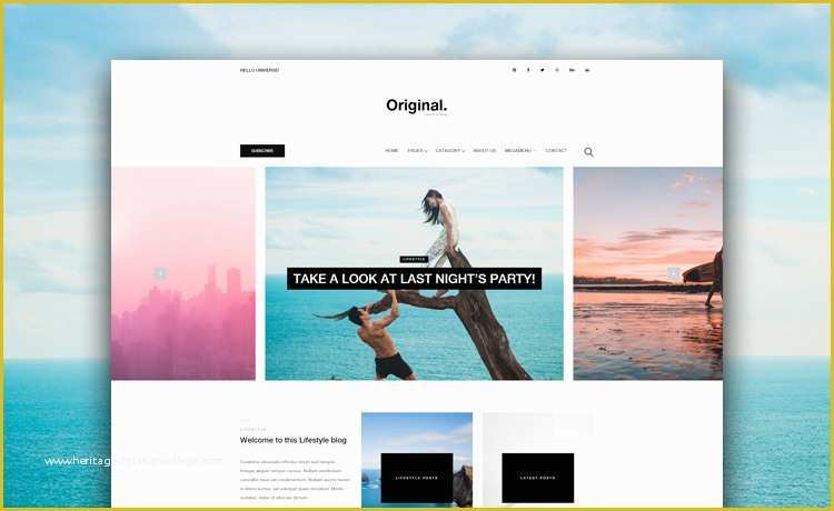 Free Blogger Template Maker Of Want to Make A Blog Download This Free Bootstrap Blog