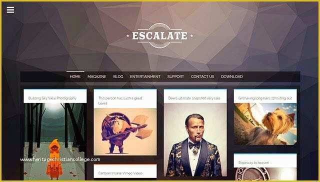 Free Blogger Templates 2016 Of Escalate Responsive Blogger Template