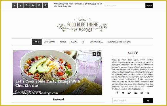 Free Blogger Templates 2016 Of How to Setup Food Blog Blogger Template sora Blogging Tips