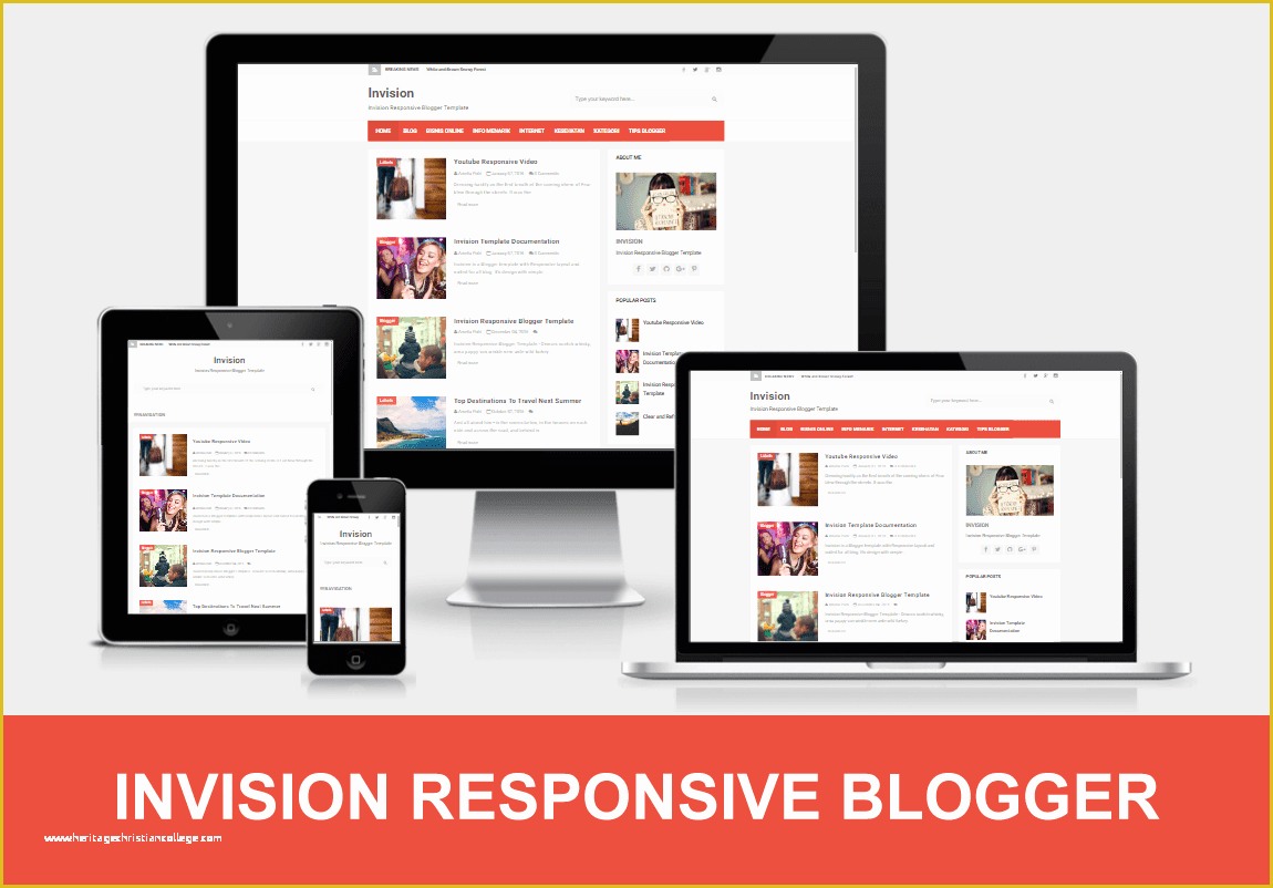 Free Blogger Templates 2016 Of Invision Responsive Blogger Template Temvlates the