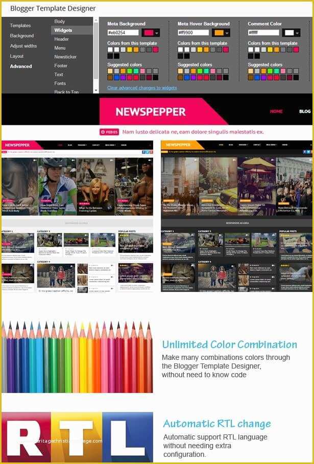 Free Blogger Templates 2016 Of Newspepper Blogger Template